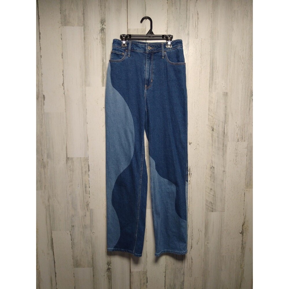 Hollister Ultra High Rise Dad Jeans 1R W25 L31 2 Tone